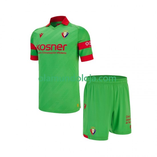 Camisola CA Osasuna Criança Equipamento Segundo 2025-2026 Manga Curta